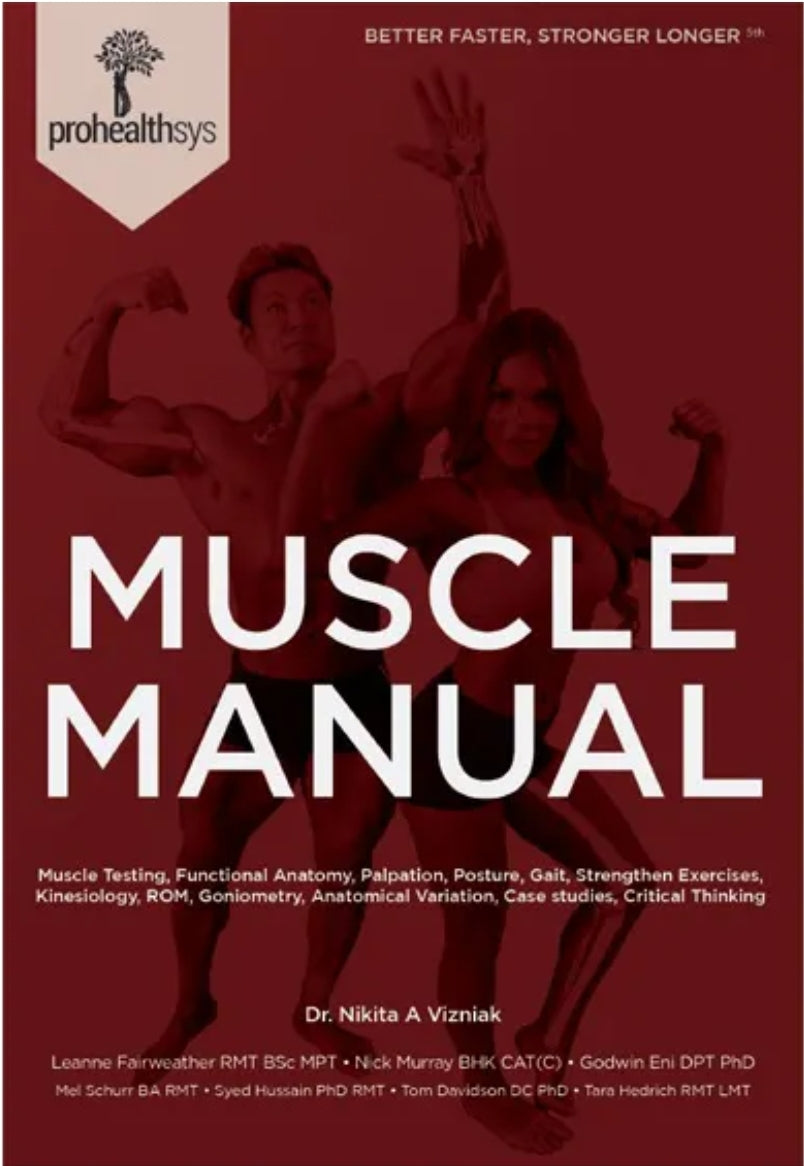 Dr. Nikita Vizniak - Muscle Manual Textbook - ProHealthSys